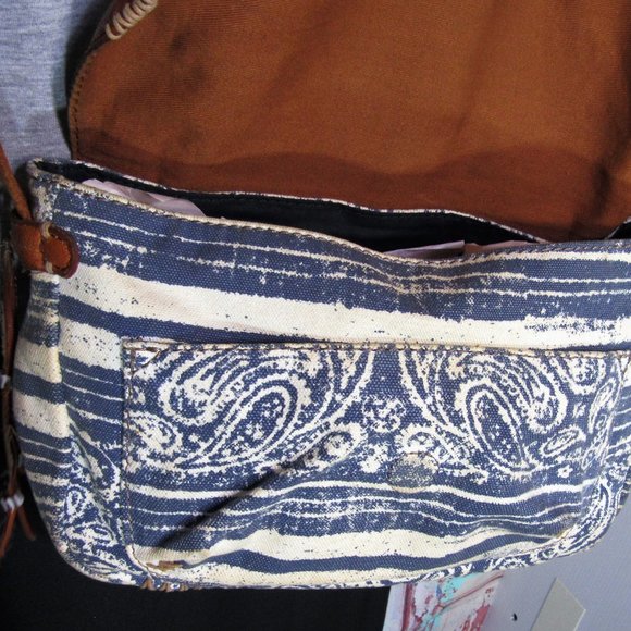 Lucky Brand Brown and Blue Women's Bag - Picture 7 of 11